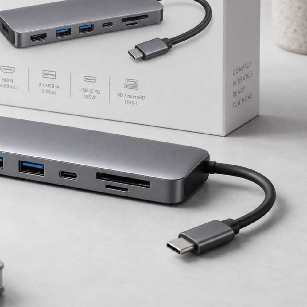 Hub USB-C Flex 7 - detalhe 2