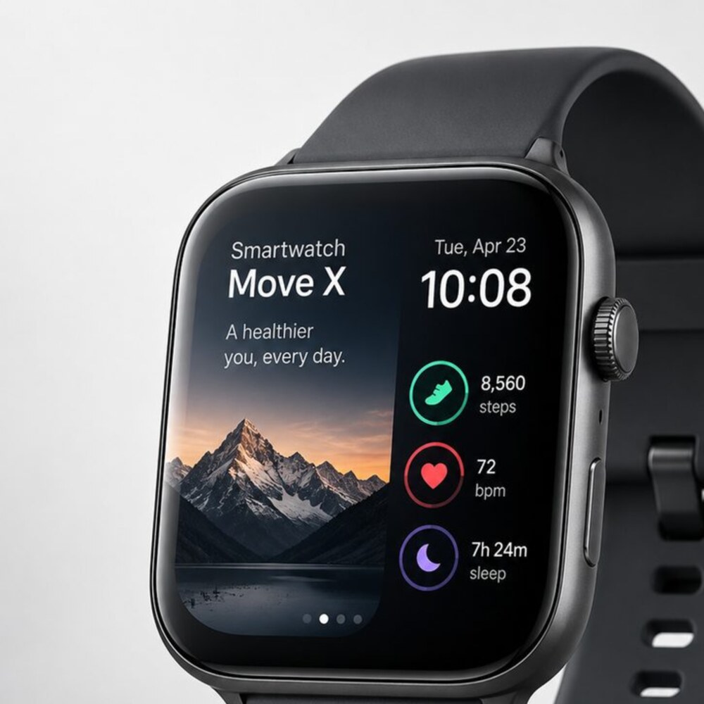 Smartwatch Move X - detalhe 1