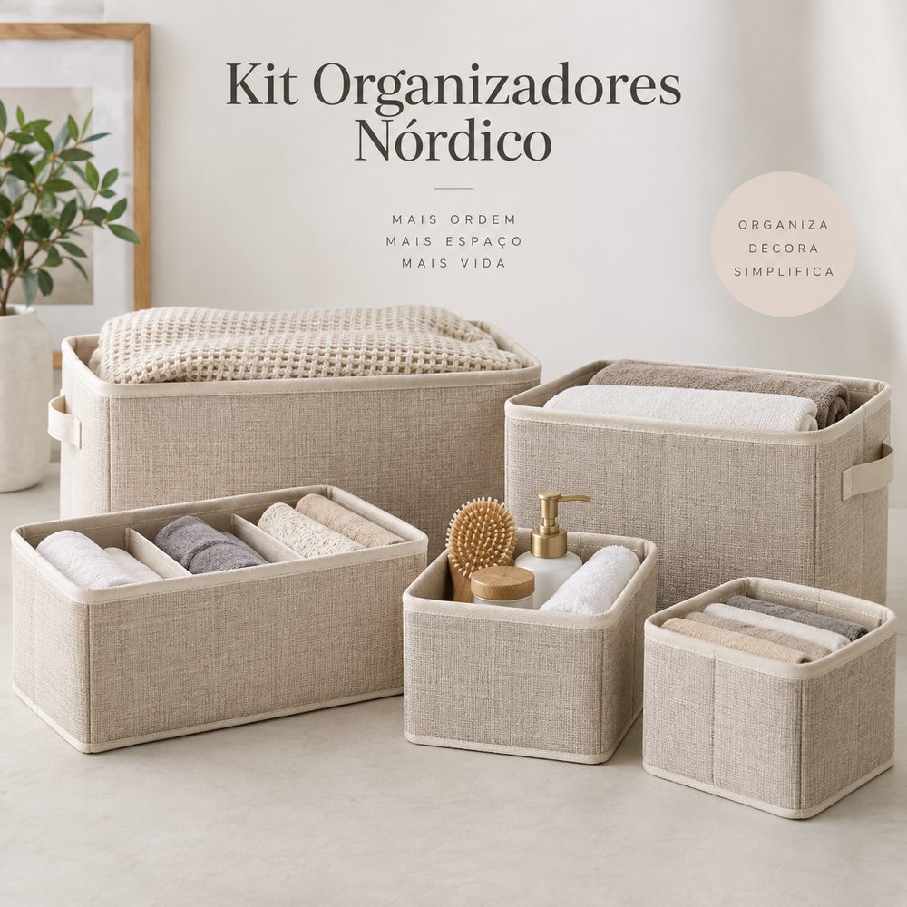 Kit Organizadores Nórdico